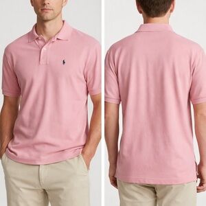 Vtg. Y2K Polo Ralph Lauren Classic Fit Short Sleeve Cotton Polo Shirt Pink Large